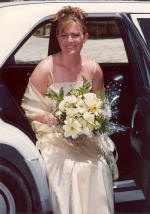 Caroline looking lovely at her wedding in Limassol, Cyprus 