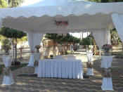 marquee hire in Cyprus for weddings or beach functions