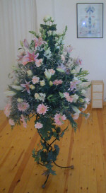 Passionate pinks as a wedding flower decoration