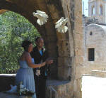 The doves are released - what a happy moment !