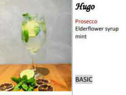 hugo makes bar like a boss - cocktails for your wedding reception party
