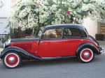 1948 Mercedes Benz for wedding hire in Cyprus - This special car is restored to it's former glory and is ideal for a classy delivery to the church or registry office in Cyprus.